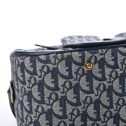 Christian Dior Monogram Saddle Bowler Navy 8 of 16