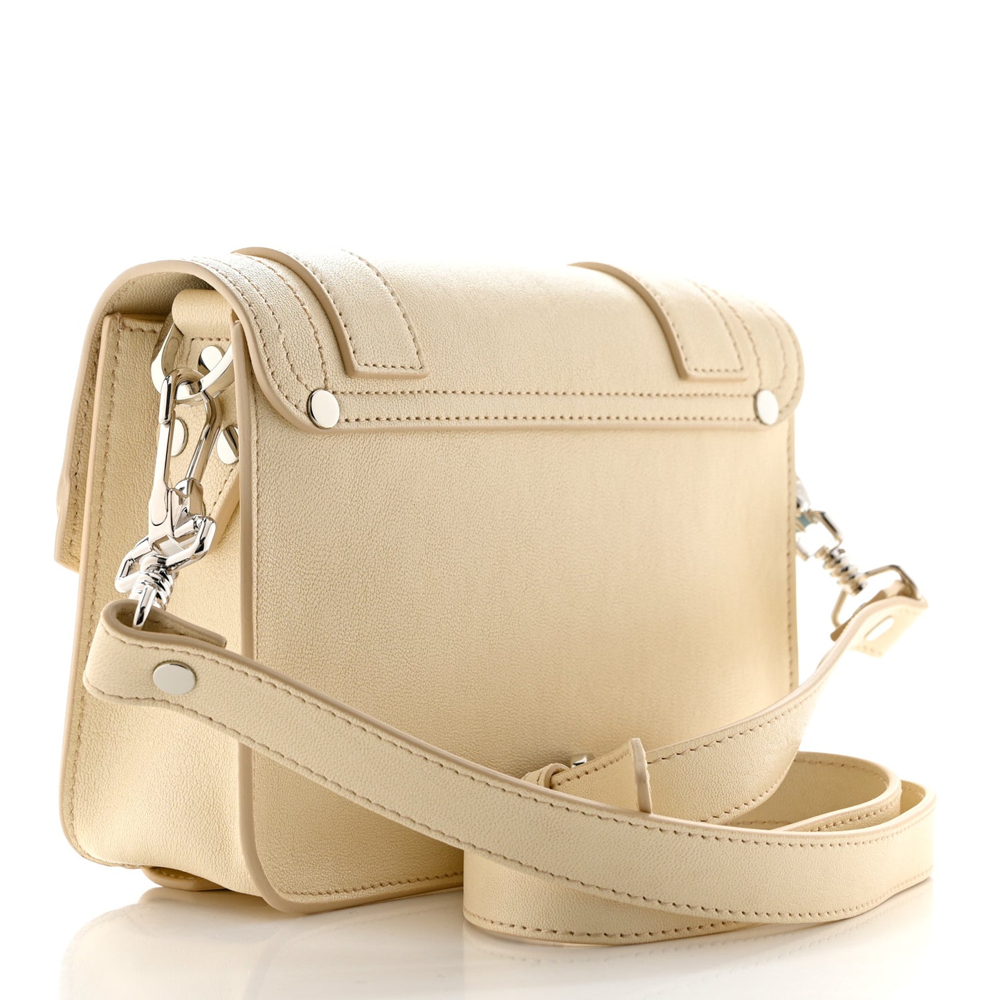 Lambskin PS1 Mini Pouch Messenger Beige