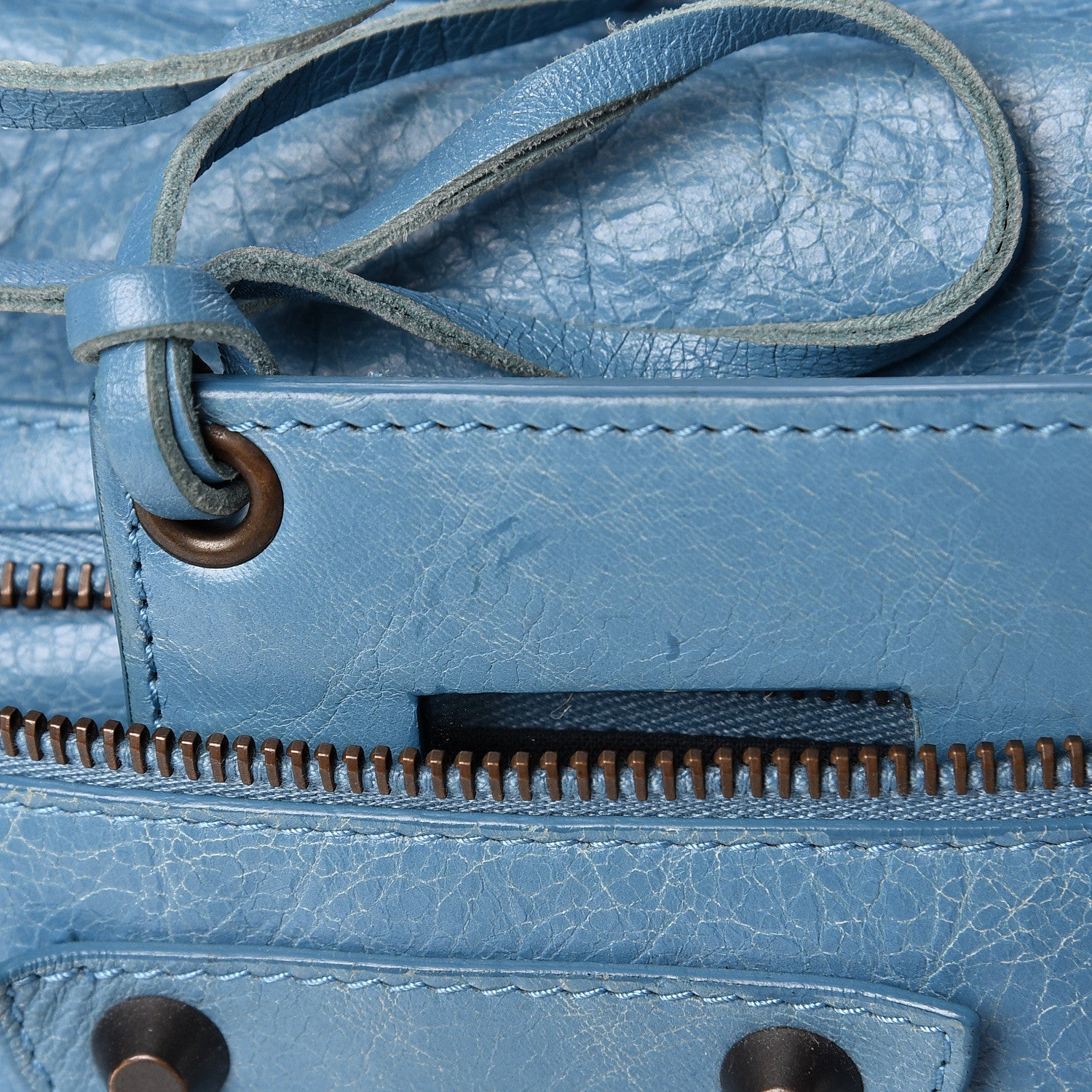 Balenciaga Agneau Classic Hardware City Bleu Indigo 16 of 16
