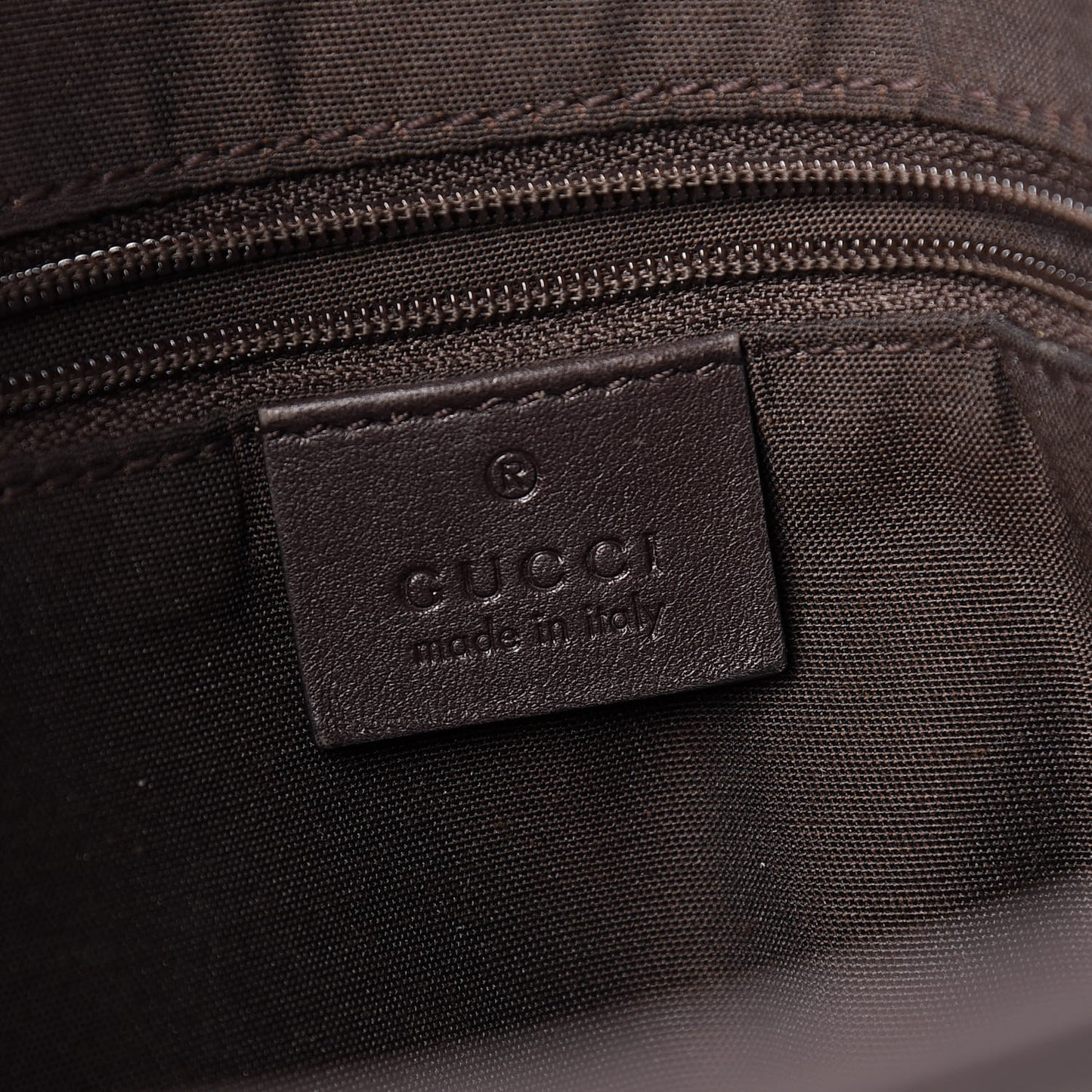 GG Plus Monogram Medium Flat Messenger Bag Dark Brown