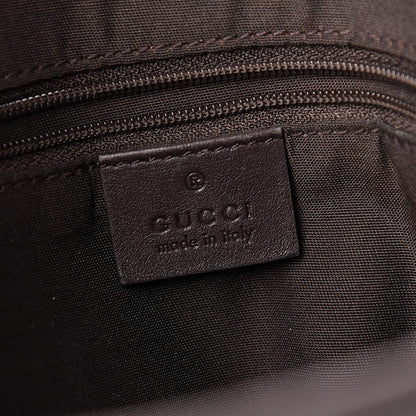 Gucci GG Plus Monogram Medium Flat Messenger Bag Dark Brown 6 of 13