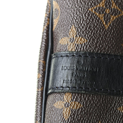Louis Vuitton Monogram Macassar Keepall Bandouliere 55 5 of 8