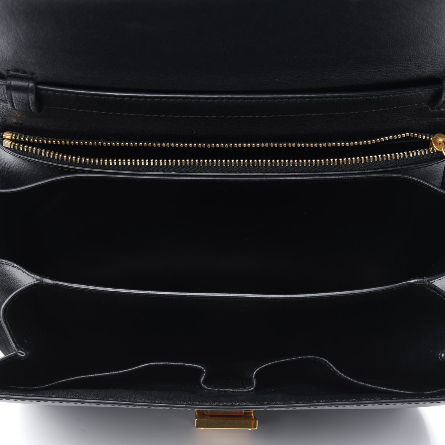 Celine Box Calfskin Medium Classic Box Flap Bag Black 4 of 20