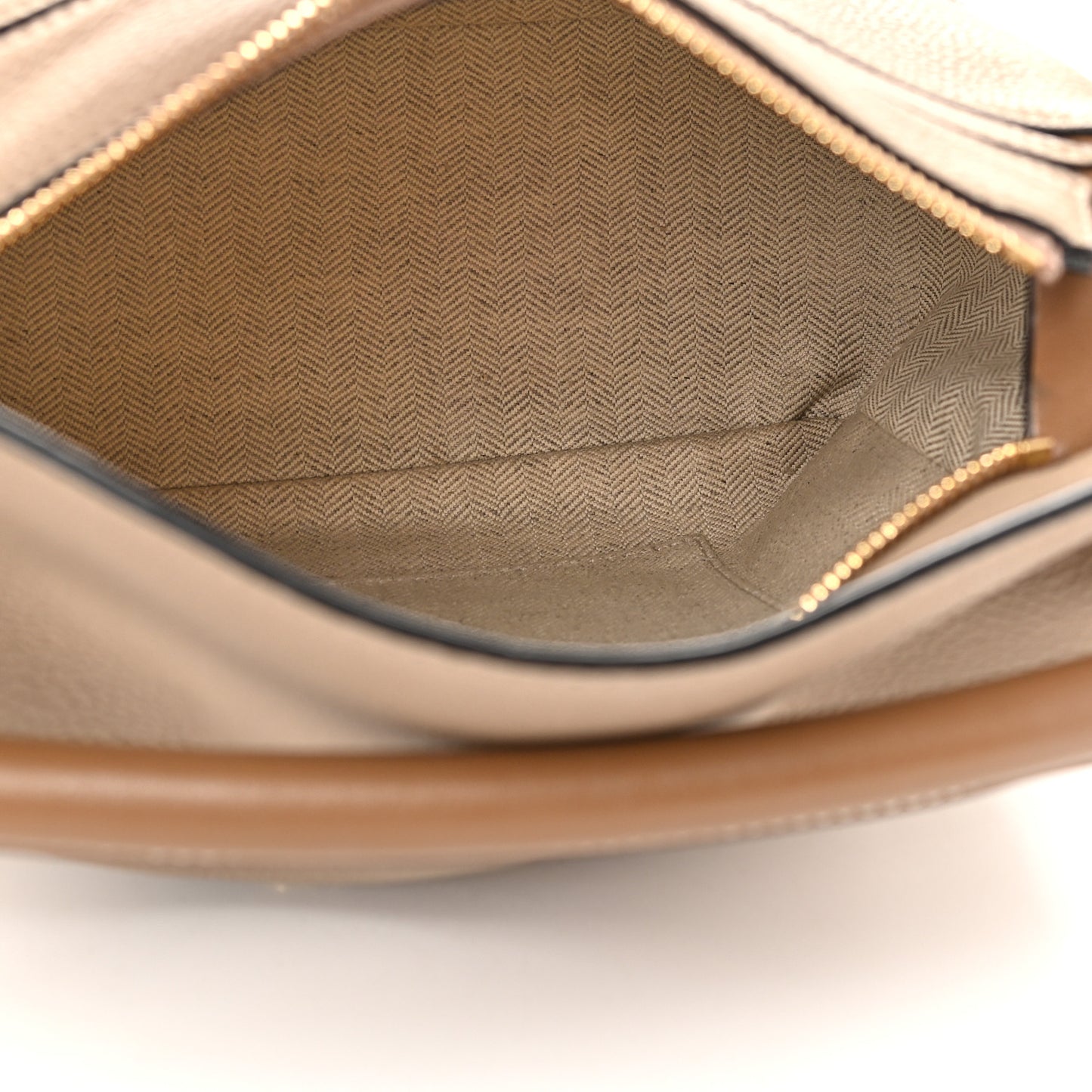 Grained Calfskin Small Puzzle Bag Sand Mink