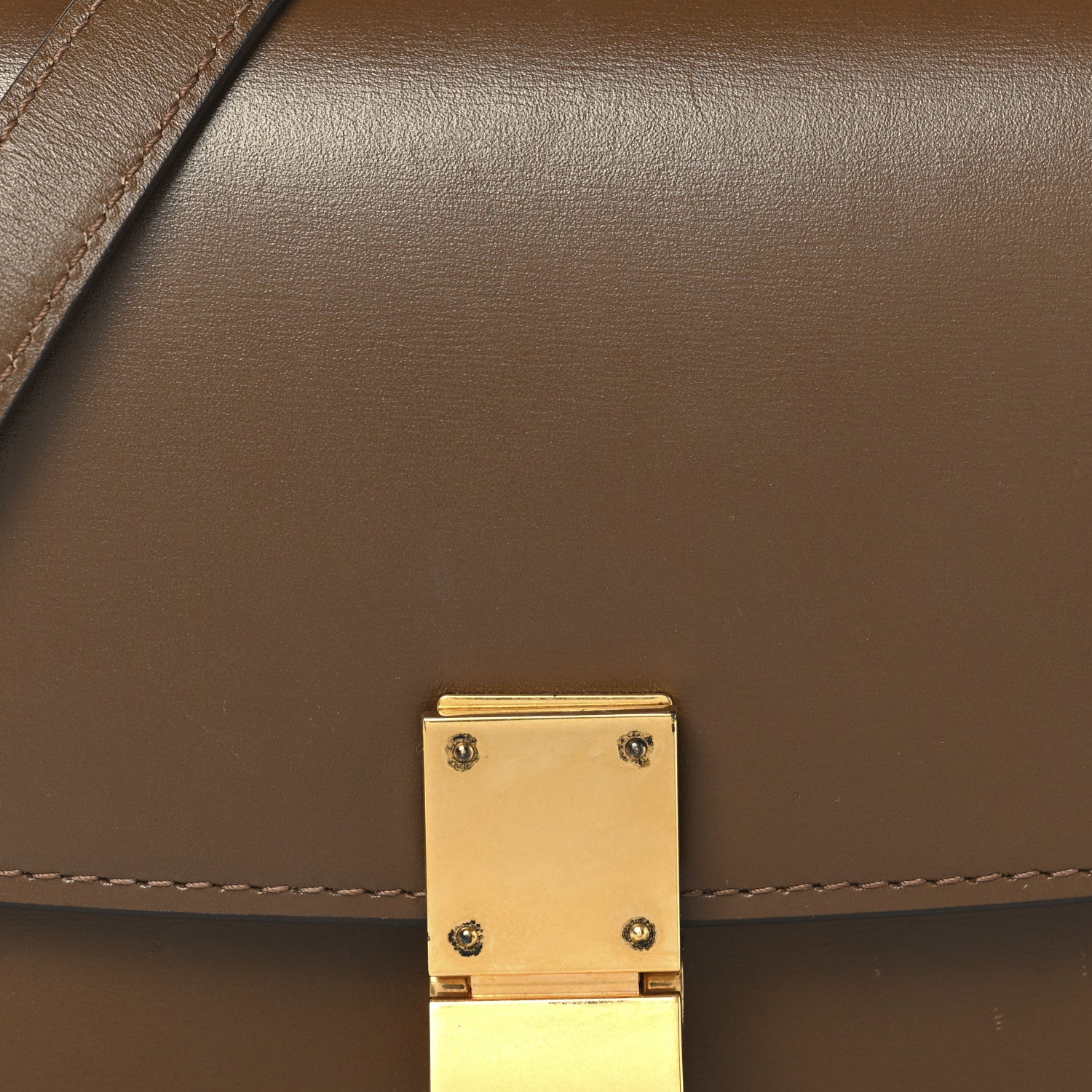 Celine Box Calfskin Small Classic Box Flap Bag Camel 8 of 12