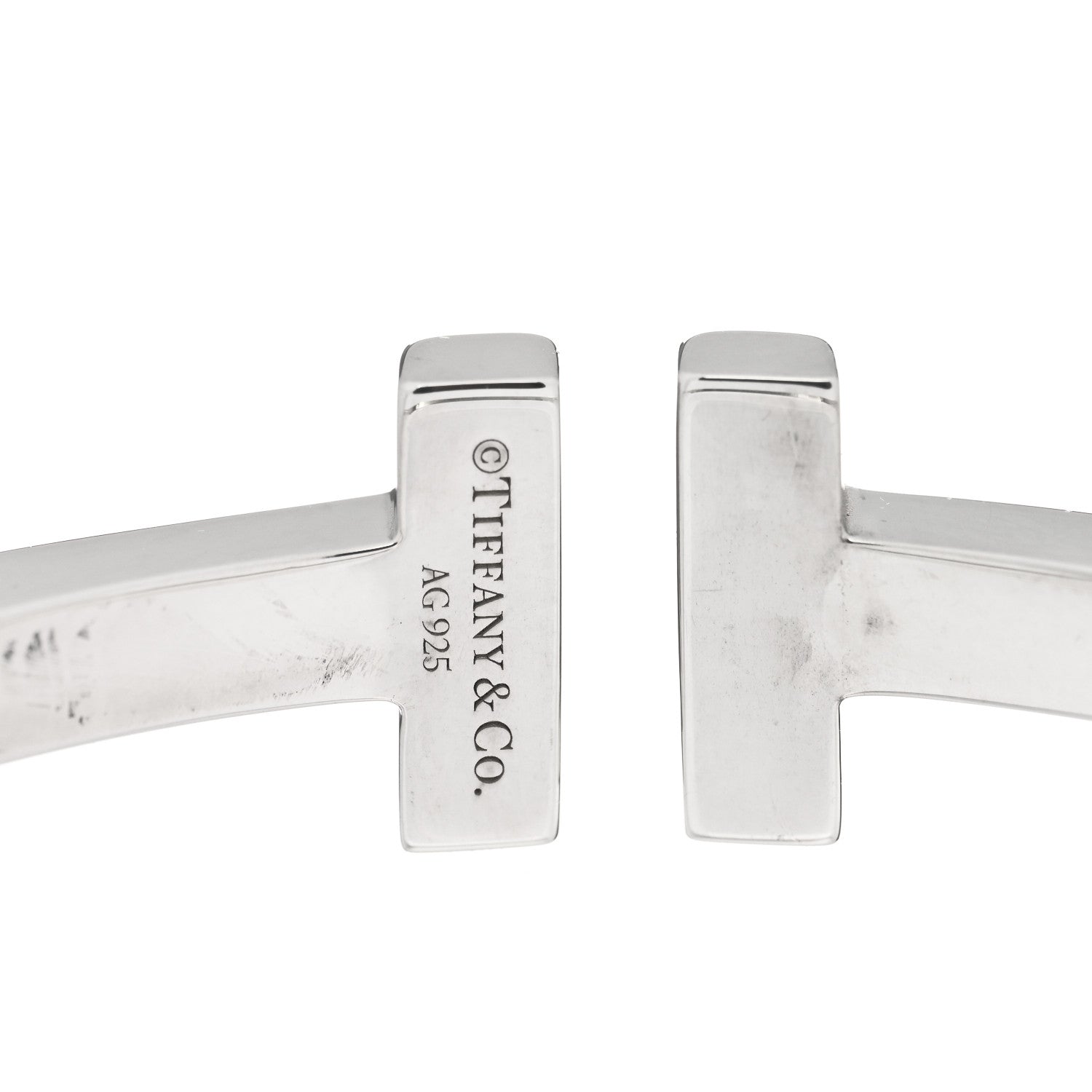 Tiffany Sterling Silver T Square Bracelet 3 of 4