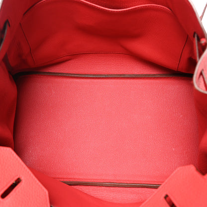 Hermes Taurillon Clemence Birkin 35 Bougainvillea 5 of 10