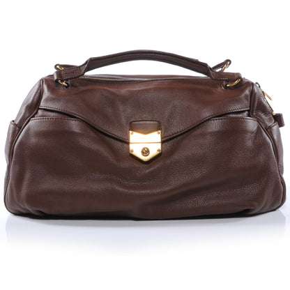 Saint Laurent Leather Sac Dandy Brown 1 of 7