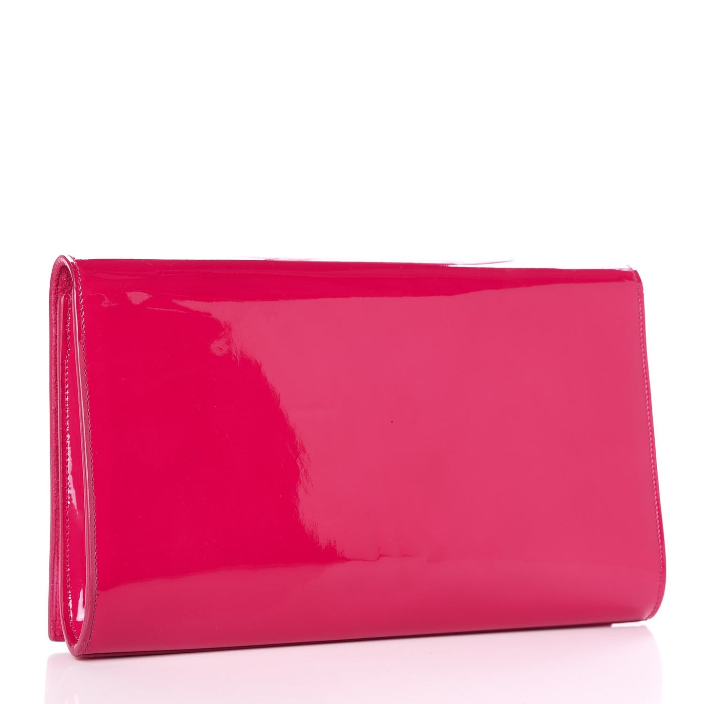 Patent Large Belle De Jour Clutch Fuchsia