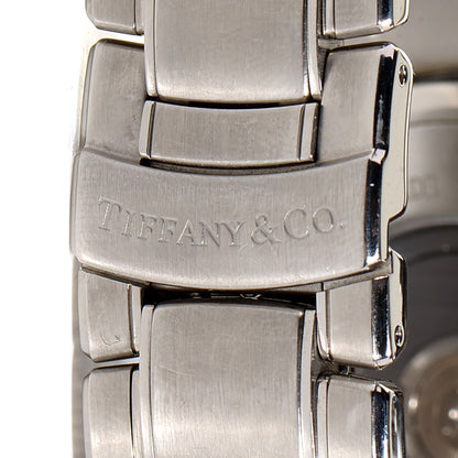 Tiffany Stainless Steel 42mm Mark T-57 Chronograph Automatic Watch Black 4 of 6