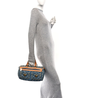 Louis Vuitton Monogram Denim Neo Speedy Blue 2 of 9