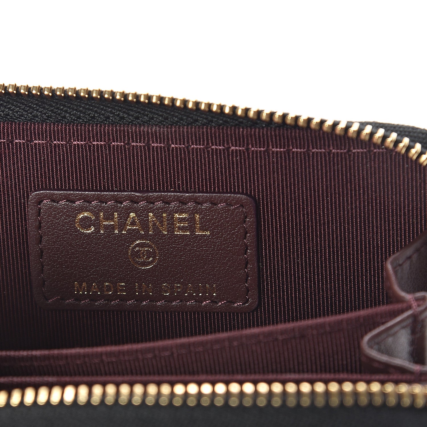 Chanel Caviar Quilted Zip Coin Purse Black 5 of 7