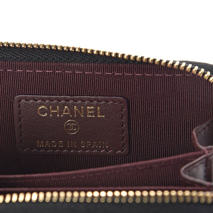 Chanel Caviar Quilted Zip Coin Purse Black 5 of 7