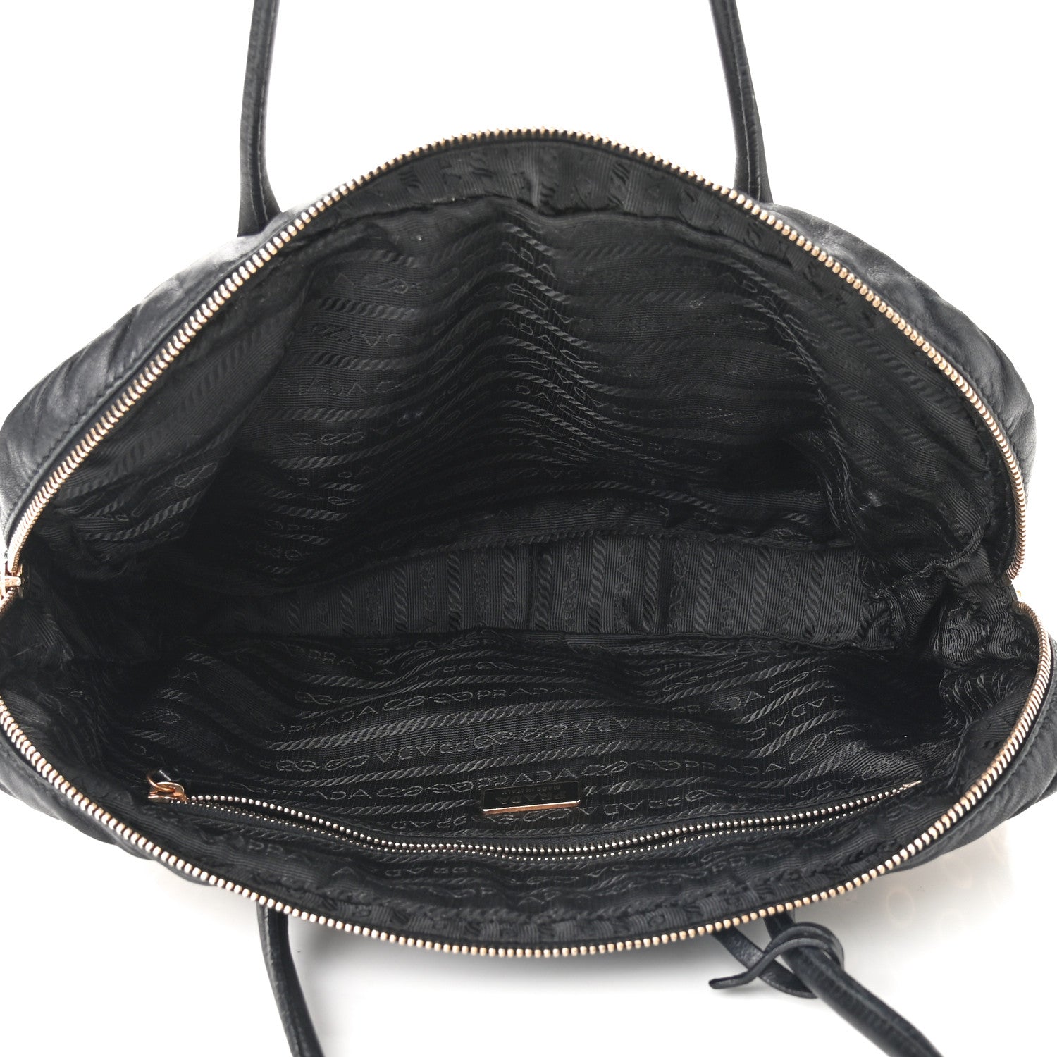 Prada Nappa Metal Grommet Bauletto Black 5 of 9