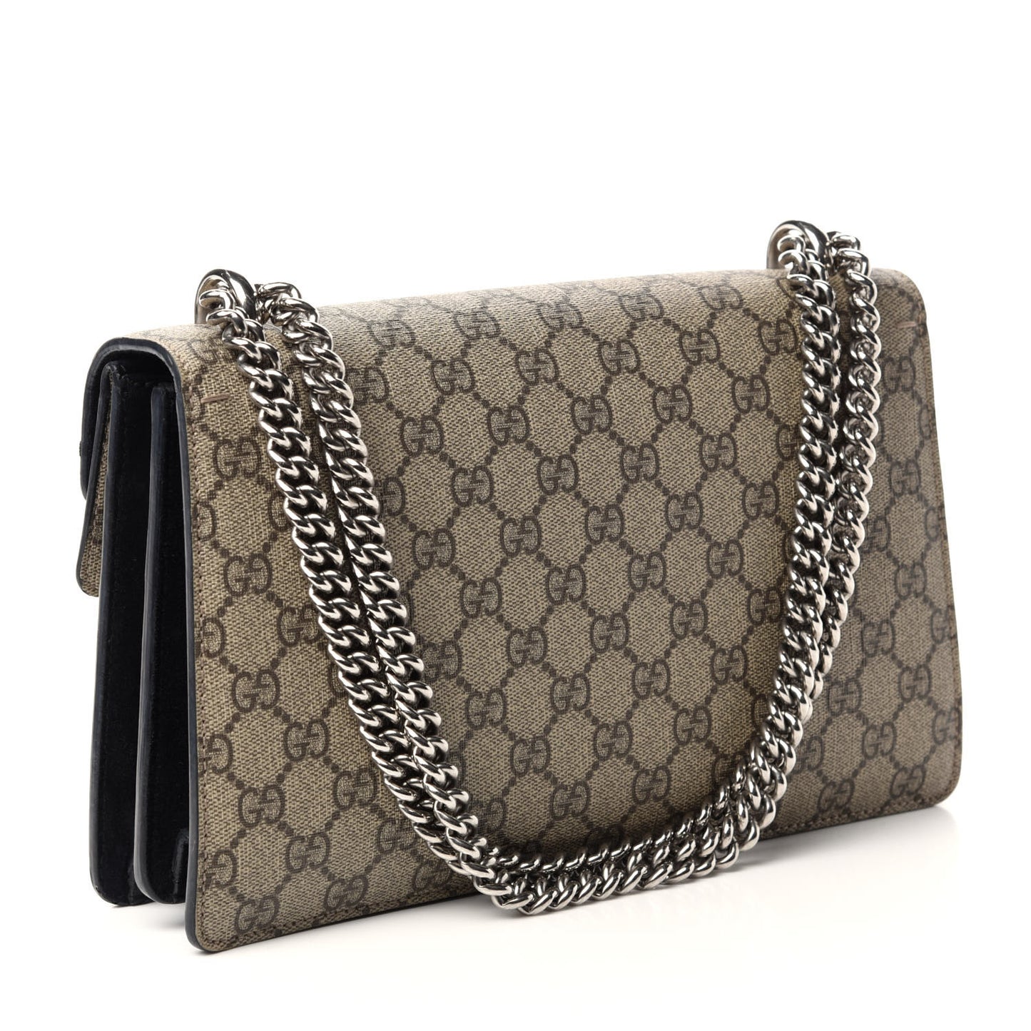 GG Supreme Monogram Small Dionysus Shoulder Bag Black