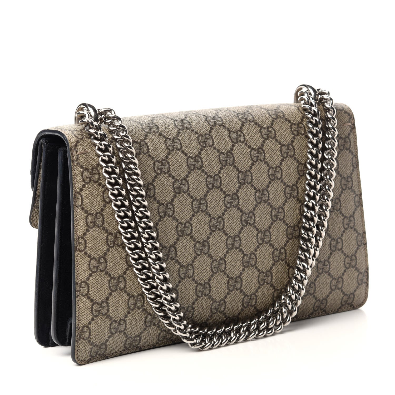 Gucci GG Supreme Monogram Small Dionysus Shoulder Bag Black 4 of 11