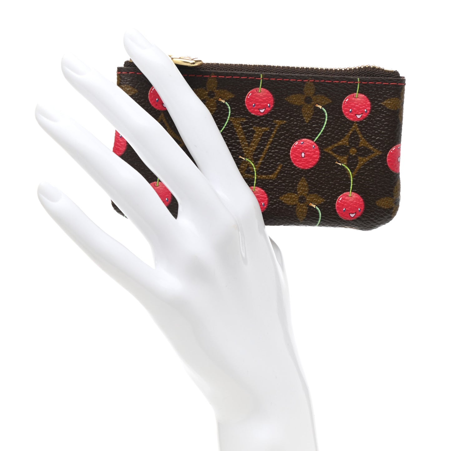 Monogram Cerises Key Pouch