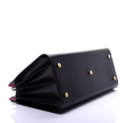 Saint Laurent Calfskin Large Sac De Jour Carryall Black 4 of 14