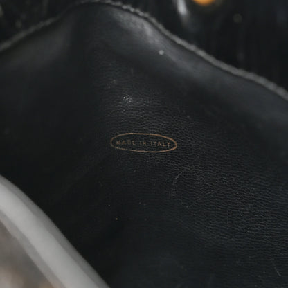 Chanel Patent Stitched Drawstring Shoulder Bag Black 8 of 15