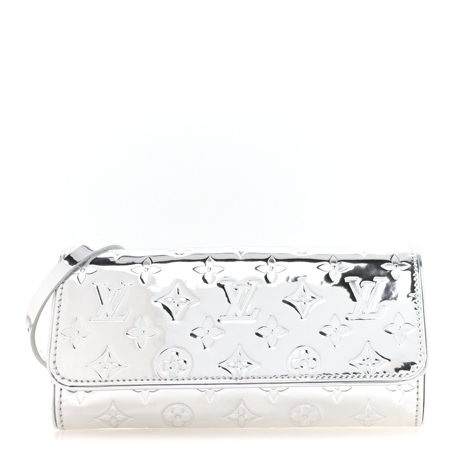 Louis Vuitton Monogram Miroir Pochette Twin Silver 1 of 9