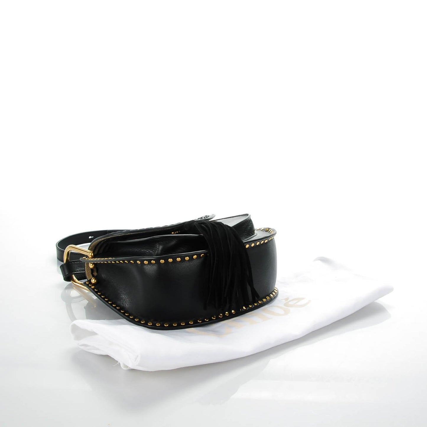 Calfskin Braided Small Hudson Shoulder Bag Black