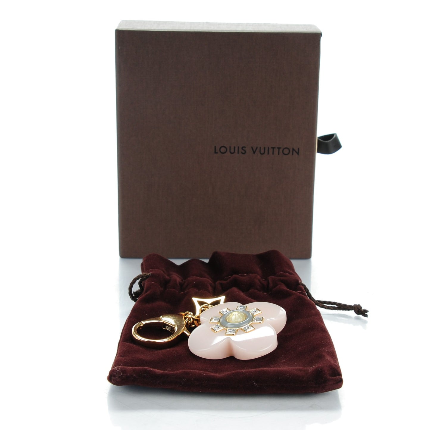 Fleur d'Etoile Bag Charm Rose