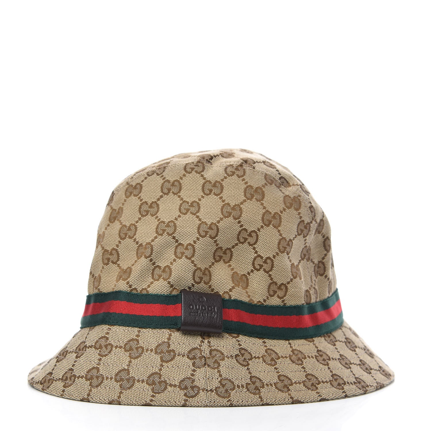 Gucci Monogram Web Bucket Hat XL Brown 3 of 7