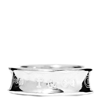 Tiffany Sterling Silver 1837 Ring 54 6.75 1 of 6