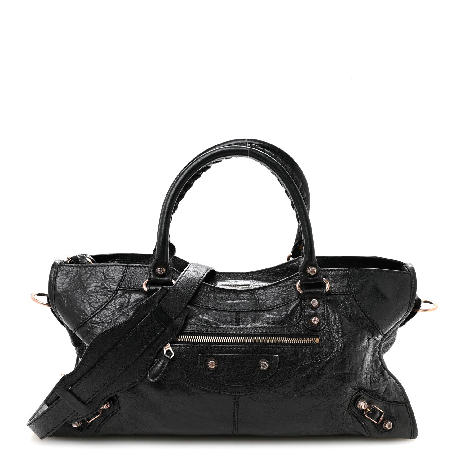 Balenciaga Agneau Giant 21 Rose Gold  Hardware Part Time Black 1 of 10