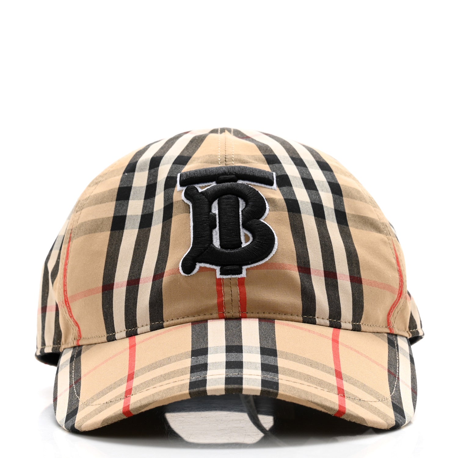 Burberry Cotton Vintage Check Monogram Baseball Hat S Archive Beige 3 of 10