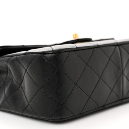 Chanel Lambskin Quilted Mini Square Flap Bag Black 10 of 17