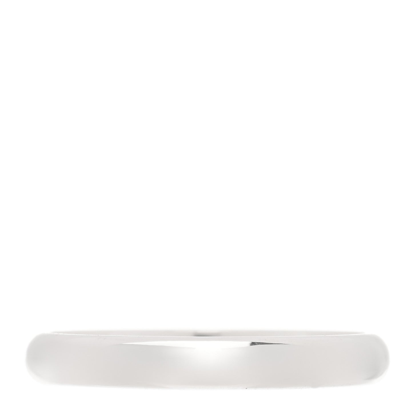 Platinum 2.5mm 1895 Wedding Band Ring 46 3.75