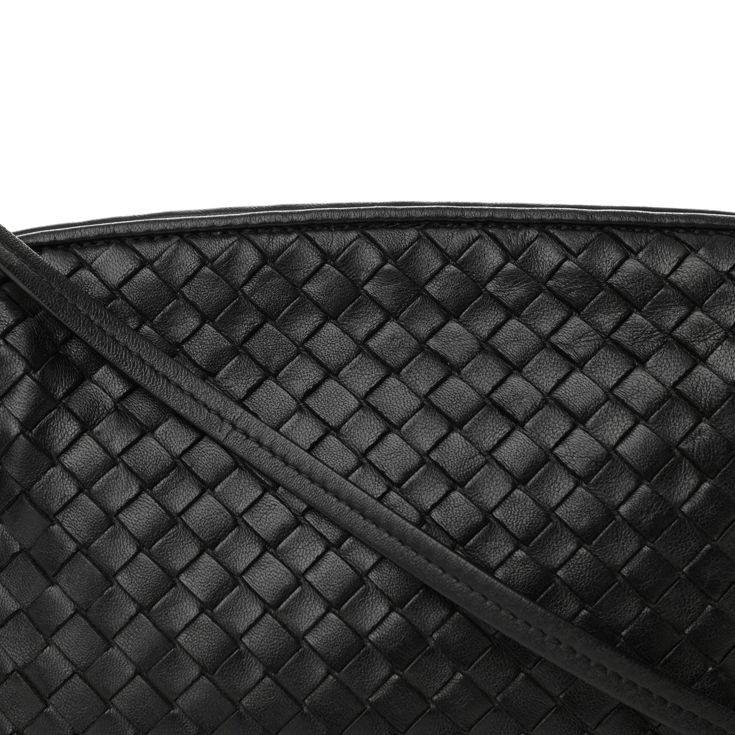 Nappa Intrecciato Nodini Bag Black
