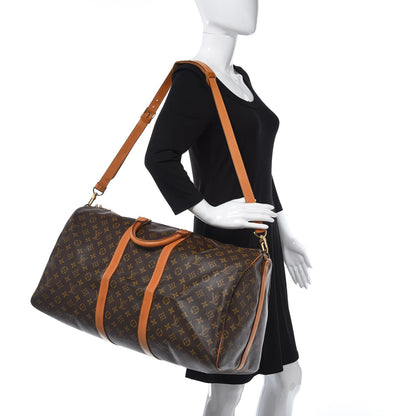 Louis Vuitton Monogram Keepall Bandouliere 55 2 of 13
