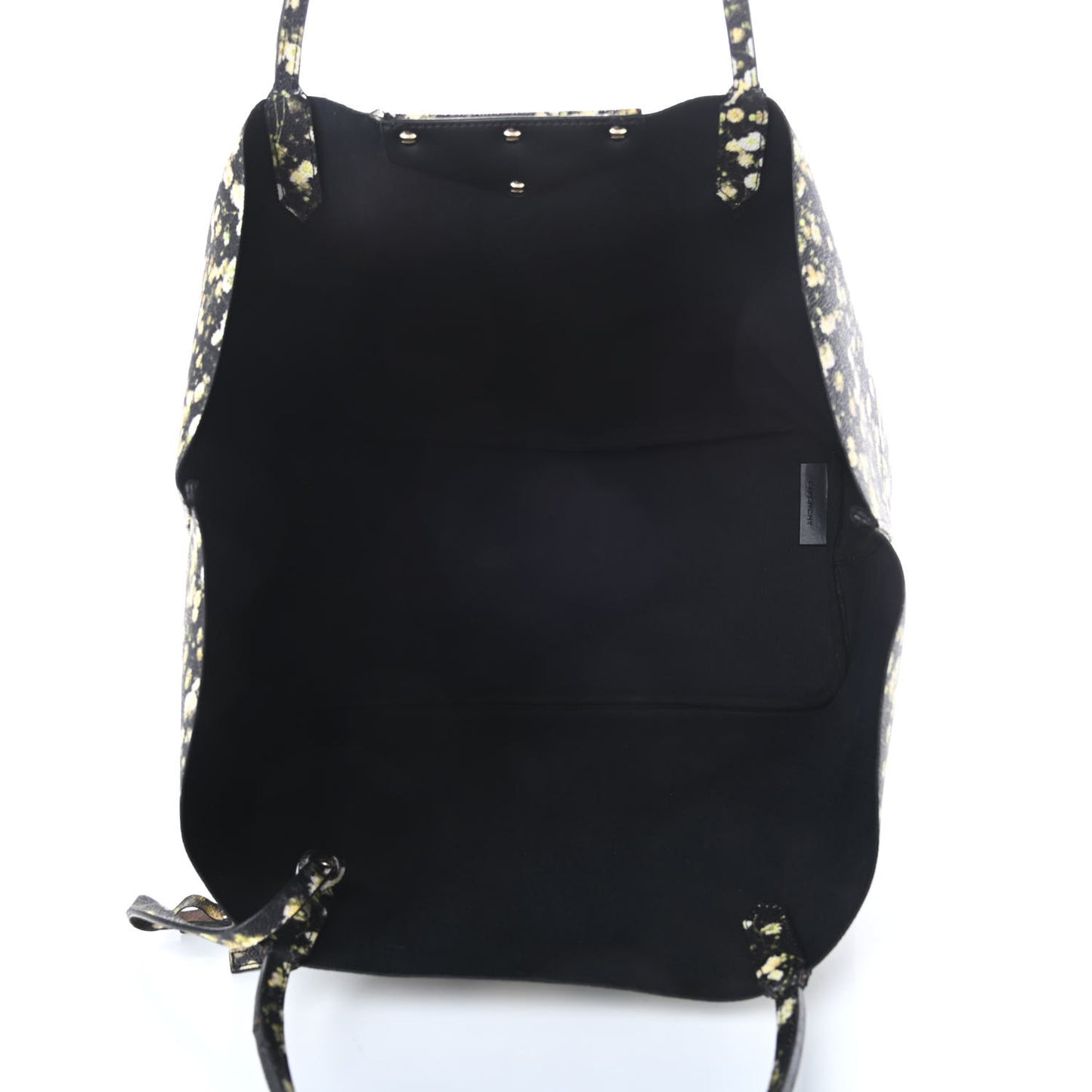 Textured Coated Canvas Baby's Breath Print Large Antigona Tote