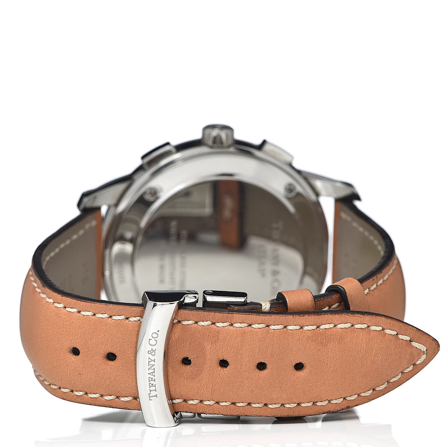 Tiffany Stainless Steel Calfskin 42mm Atlas Chronograph Quartz Watch 4 of 7