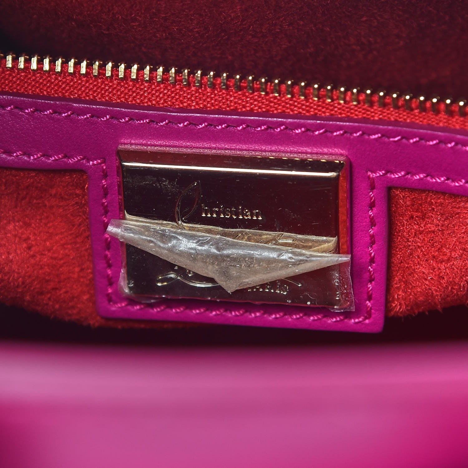 Christian Louboutin Calfskin Small Eloise Tote Fuchsia 6 of 12