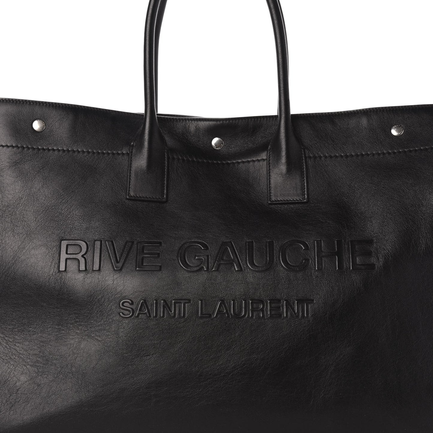 Vitello Rive Gauche Large Tote Black