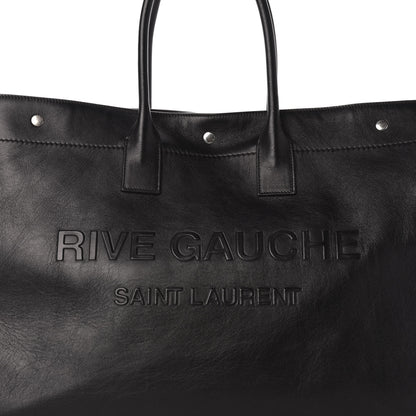 Saint Laurent Vitello Rive Gauche Large Tote Black 10 of 10