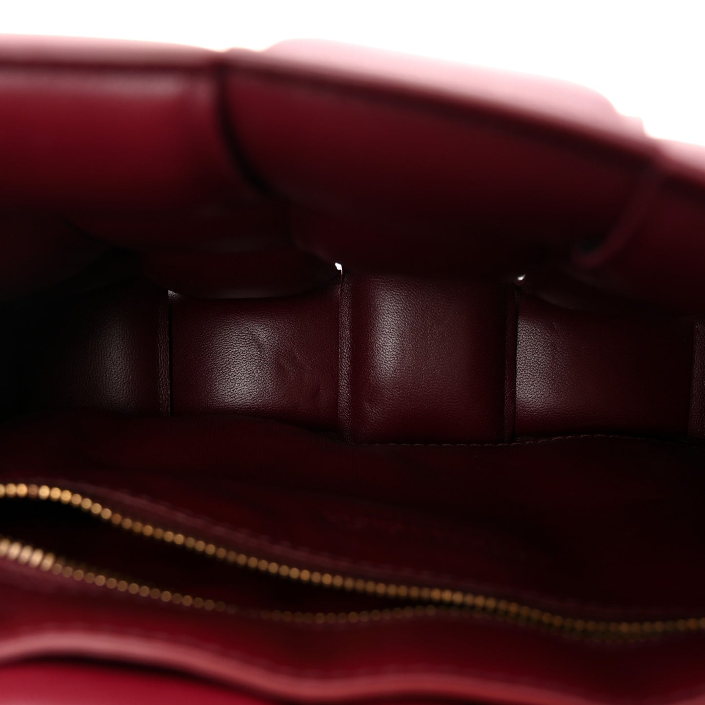 Nappa Maxi Intrecciato Small Padded Cassette Crossbody Bag Barolo