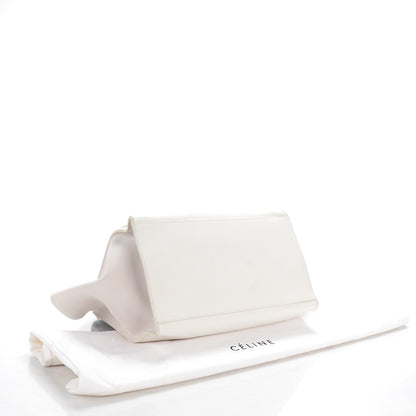Celine Smooth Calfskin Suede Large Trapeze White 4 of 8