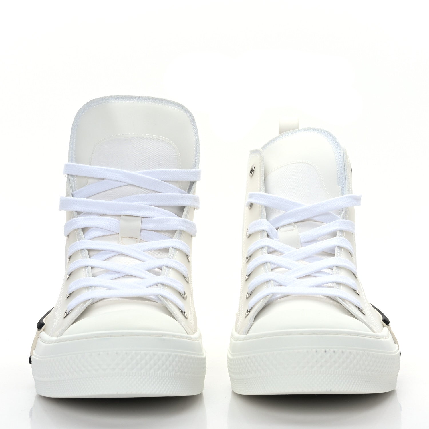 Christian Dior Canvas Mens B23 High Top Sneakers 41.5 White 2 of 7