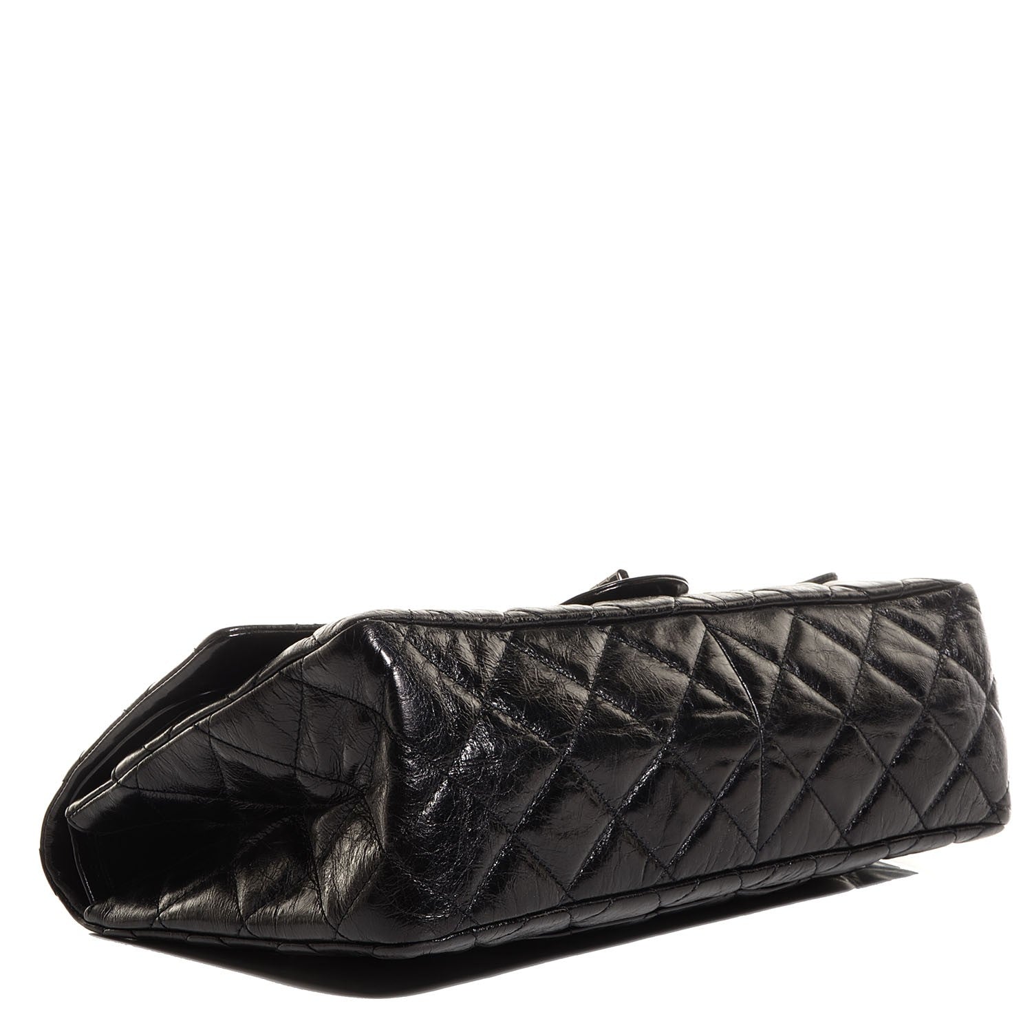 Chanel Glazed Calfskin 2.55 Reissue 227 Flap Black 4 of 9