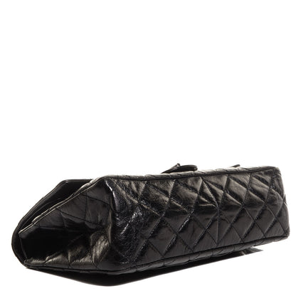 Chanel Glazed Calfskin 2.55 Reissue 227 Flap Black 4 of 9