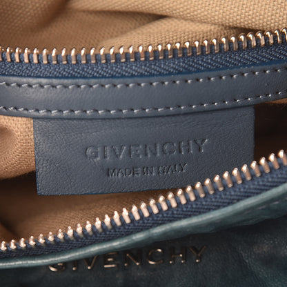 Givenchy Tumbled Sheepskin Mini Pandora Mineral Blue 8 of 10