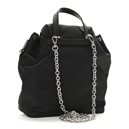 Prada Nylon Vela Mini Crossbody Backpack Black 3 of 8