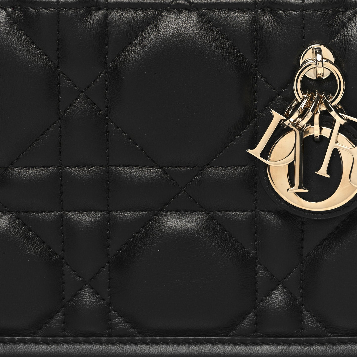 Calfskin Macrocannage Mini Book Tote Black
