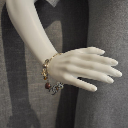 Chanel Metal Iconic Symbols Charm Bracelet Gold 7 of 7