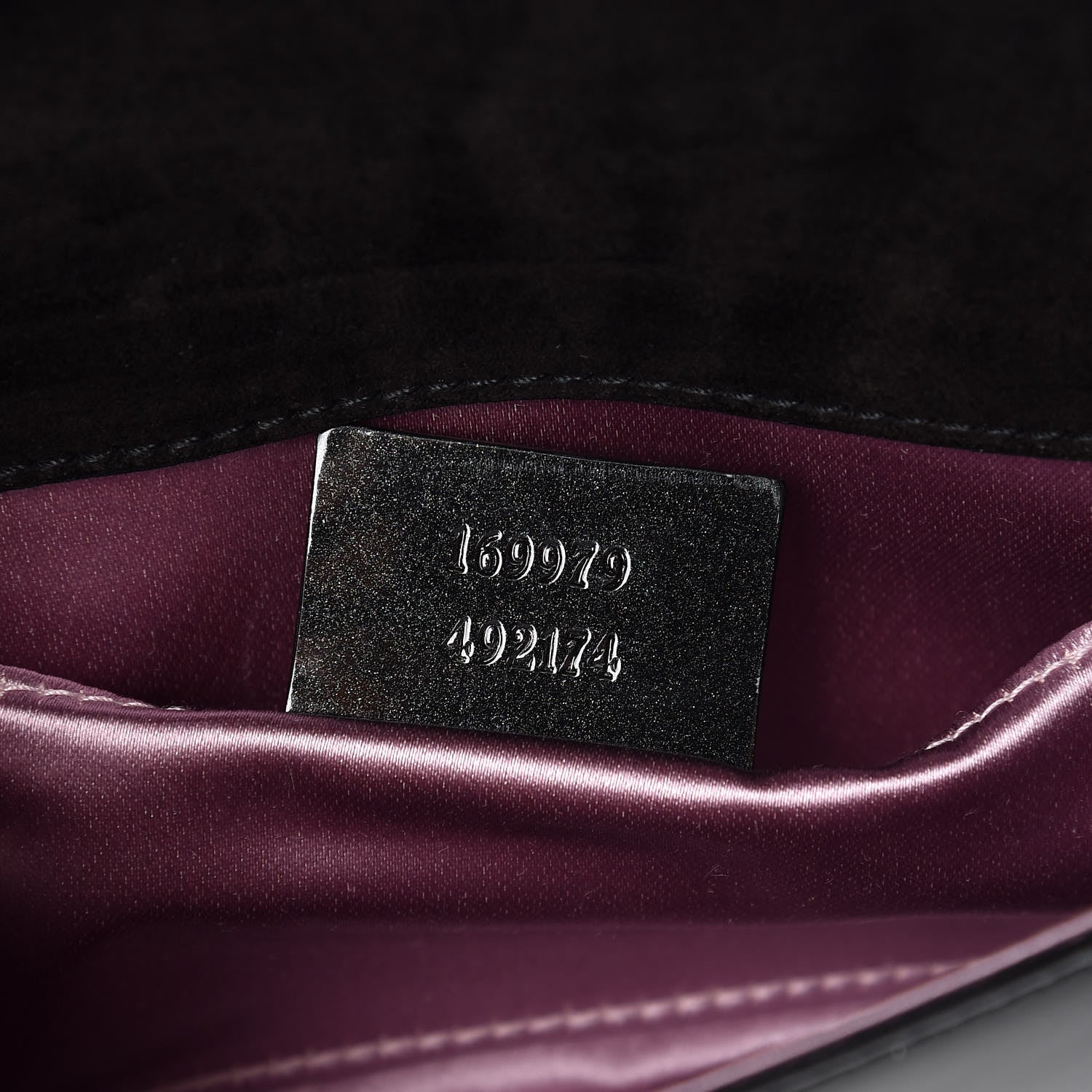 Gucci Patent Romy Clutch Black 7 of 7