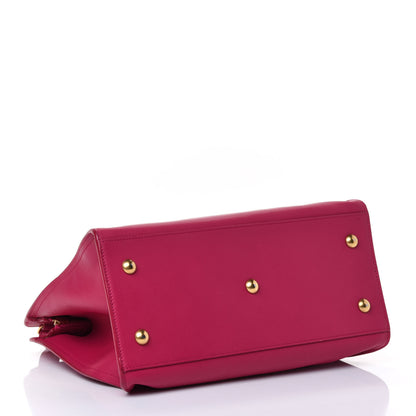Saint Laurent Calfskin Small Classic Y Cabas Fuchsia 3 of 4